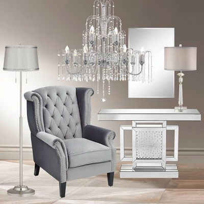 Vienna Full Spectrum Crystal Rain Chrome Chandelier 33" Wide Modern 12-Light Fixture For Dining Room House Foyer Kitchen Island Entryway Bedroom Home - Image 5