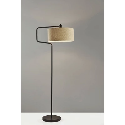 Jacob Floor Lamp Antique Bronze - Adesso