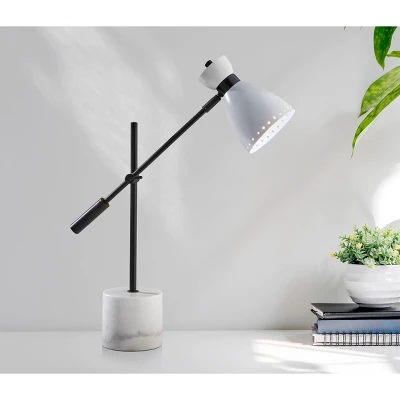 Sadie Desk Lamp White - Adesso - Image 2