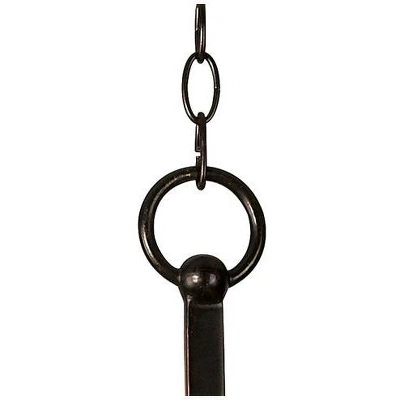 Franklin Iron Works Dark Mocha Chandelier 27 1/2" Wide Rustic Swirling Ribbon Amber Glass 6-Light Fixture For Dining Room House Foyer Kitchen Island - Image 4