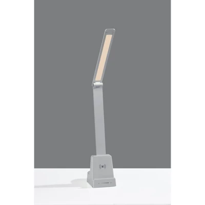 Cody LED Wireless Charging Desk Lamp With Smart Switch (Includes LED Light Bulb) Matte White - Adesso - Image 5
