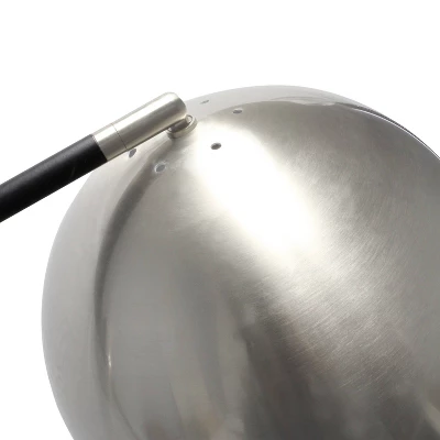 Swivel Floor Lamp With Inner Dome Shade Brushed Nickel - Lalia Home - Image 6