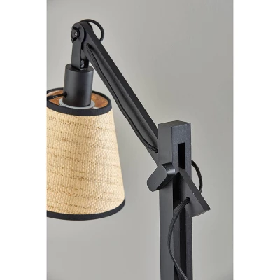 Walden Table Lamp Metal/Wood Black - Adesso - Image 2