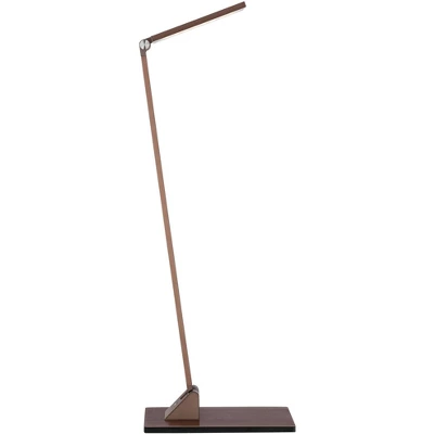 Possini Euro Design Bentley Modern Desk Lamp 21" High French Bronze Aluminum Metal LED Touch On Off Adjustable Head For Bedroom Living Room Office - Image 5