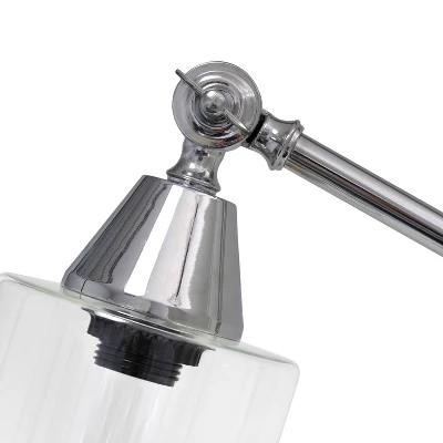 Tilting Arm Table Lamp Silver - Elegant Designs - Image 7