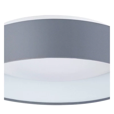 13" LED 1-Light Palomaro Glass Pendant White/Charcoal Gray - EGLO - Image 2