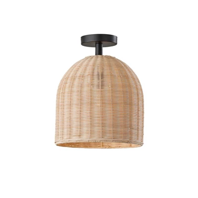 Bahama Flush Mount Pendant Dark Bronze - Adesso - Image 2
