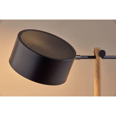 Natural Wood Dylan Desk Lamp Black - Adesso - Image 4