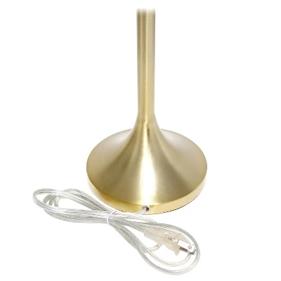 Tapered Desk Lamp With Fabric Drum Shade White - Simple Designs - Image 7