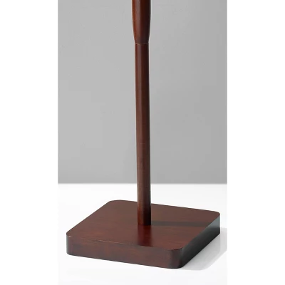 58.5" 3-way Ellis Floor Lamp Brown - Adesso - Image 2
