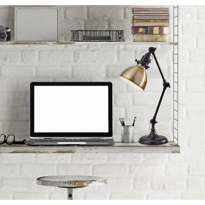 18.5" Alden Desk Lamp Bronze - Adesso - Image 4