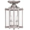 Sea Gull Lighting Bretton 2 Light Brushed Nickel Ceiling Fixture