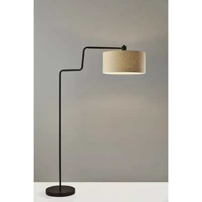 Jacob Floor Lamp Antique Bronze - Adesso - Image 3