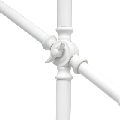 Tilting Arm Table Lamp White - Elegant Designs - Image 4