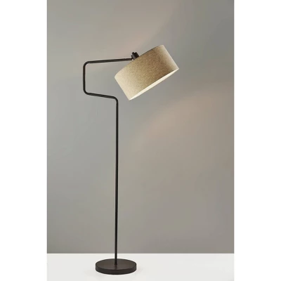 Jacob Floor Lamp Antique Bronze - Adesso - Image 2