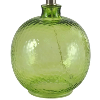 Glass Table Lamp Green - StyleCraft - Image 2