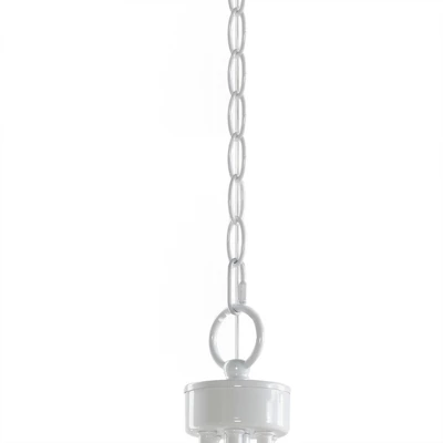 Ellie 6-Light Chandelier White - 510 Design - Image 5