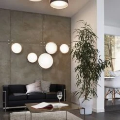 13" LED 1-Light Palomaro Glass Pendant White/Charcoal Gray - EGLO