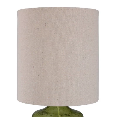 Seeded Glass Table Lamp Meadow Green Finish - StyleCraft - Image 3