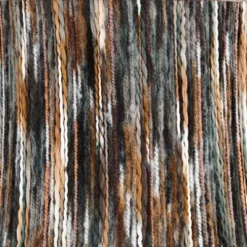 360 Lighting Vintage Country Cottage Floor Lamp 60" Tall Antique White Hasselt Cafe Brown Vertical Line Drum Shade For Living Room Reading Bedroom