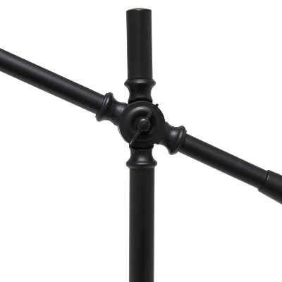 Tilting Arm Table Lamp Black - Elegant Designs - Image 4