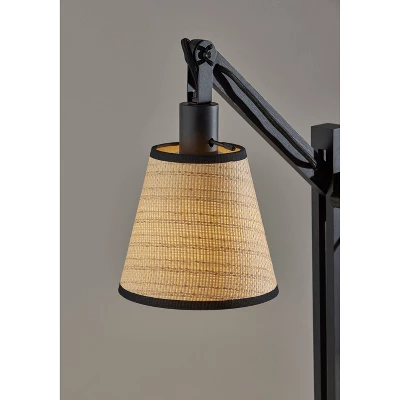Walden Table Lamp Metal/Wood Black - Adesso - Image 4