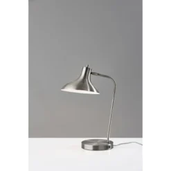 Cleo Desk Lamp Brushed Steel - Adesso