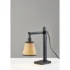 Walden Table Lamp Metal/Wood Black - Adesso