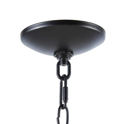 72.5" Brighton Chandelier Matte Black - Image 4