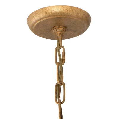 Crystal Pendant Chandelier Gold - Splendor Home - Image 2