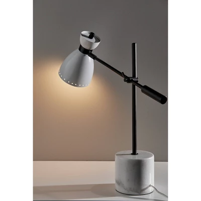 Sadie Desk Lamp White - Adesso - Image 3