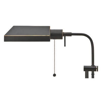 22" X 26" Adjustable Metal Pharmacy Table Lamp Dark Bronze - Cal Lighting
