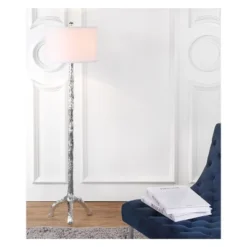 58" Branch Floor Lamp Silver (Includes CFL Light Bulb) - Safavieh